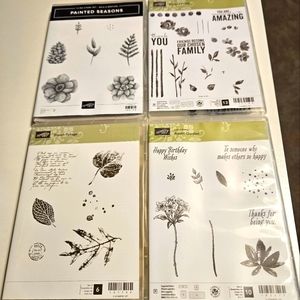 Stampin up flower bundle stamps